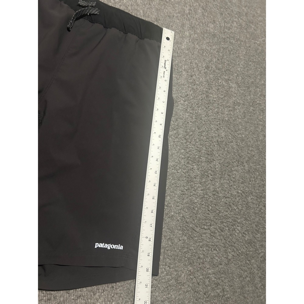 Patagonia Terrebonne Shorts Black 10" Inseam Trail Hiking Performance Men's - Picture 7 of 7